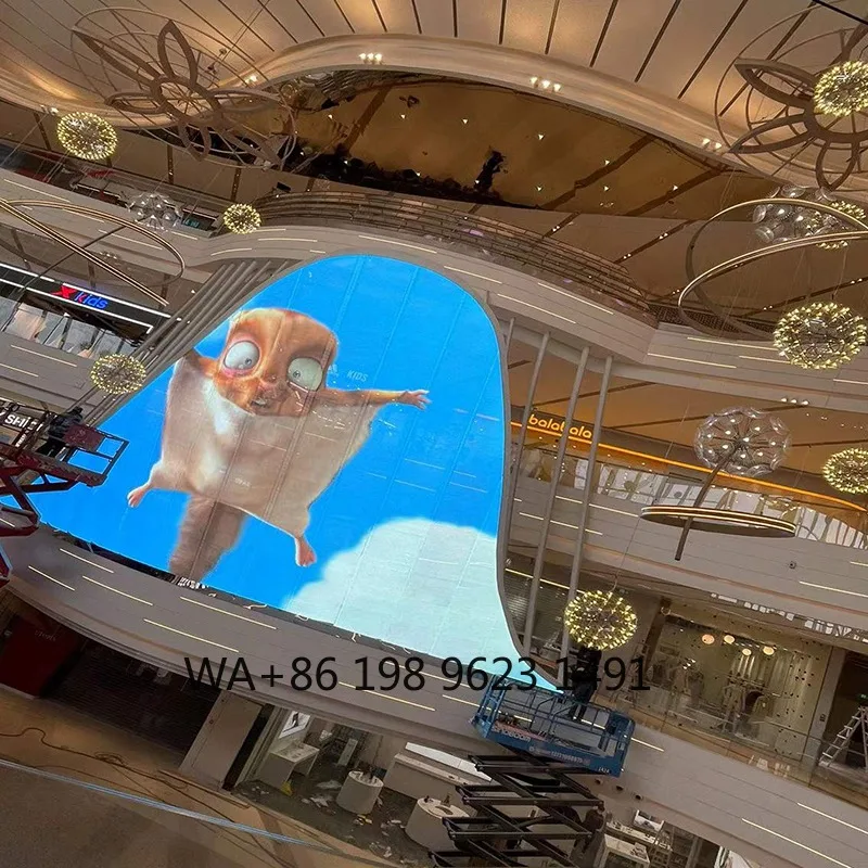 

P6.5 Flexible Ultra-Thin Transparent LED Film Screen Outdoor Video Wall Commercial Advertising Display