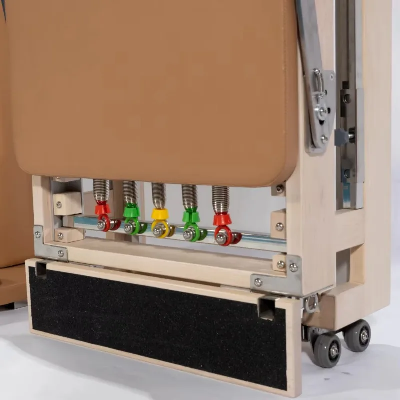 

YTYIN Home Use Folding Oak/Maple Wooden Portable Pilates Reformer Machine (Pilates Maquina) for At-Home Training