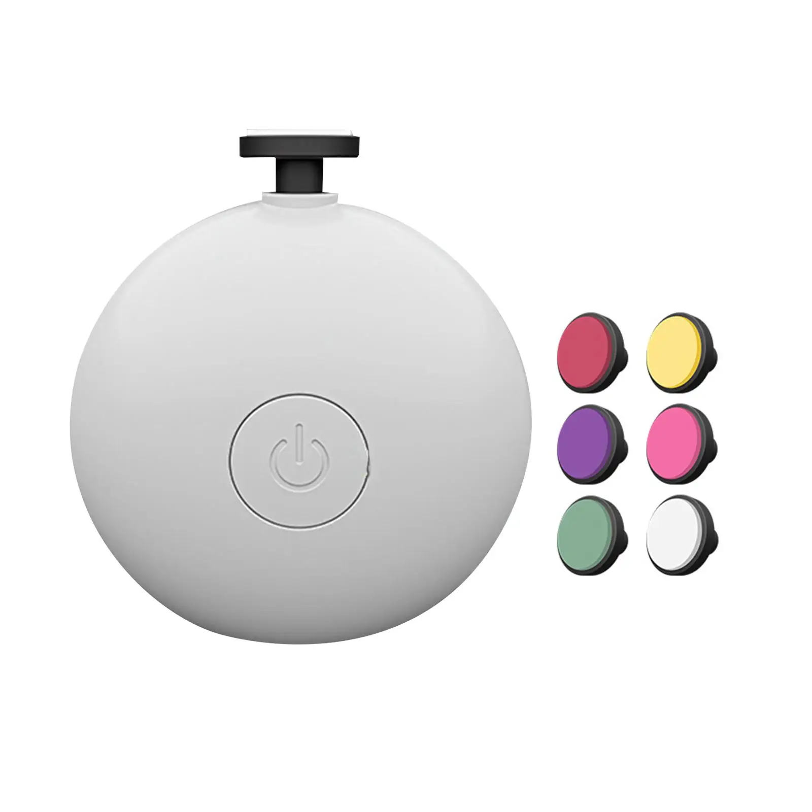 6 ferramentas de manicure aparador de unhas de polimento substituível para branco interno