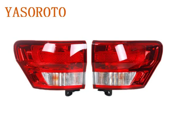 Car Outside Tail Light Rear Brake Taillight Lamp Fog Lamp  For Jeep Grand Cherokee 2011 2012 2013 Car Outs 55079414AF 55079420A