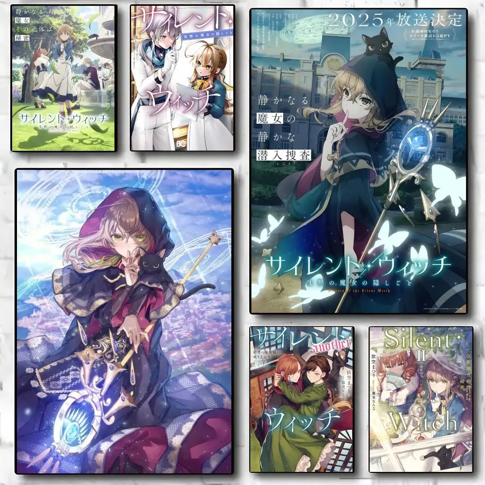 Anime Secrets Of The Silent Witch Poster Decorative Wall Art Stickers Mural For Home Living Room Hallway Decor Gift