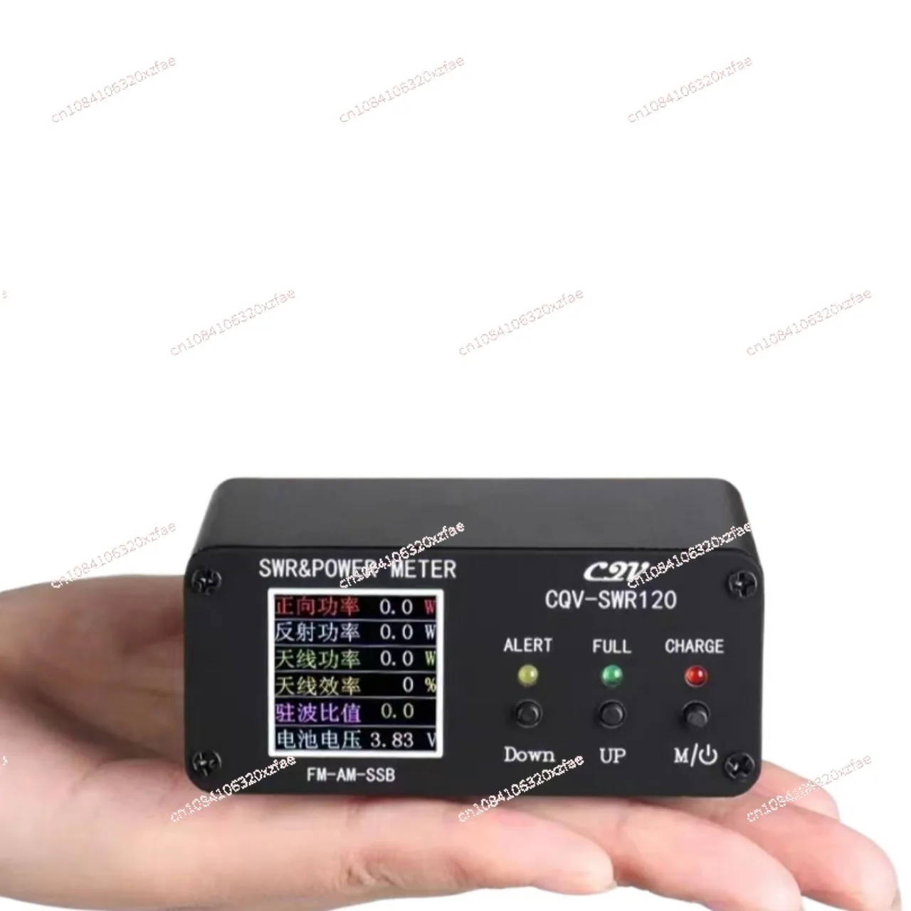 

240 * 240 Full Color HD Display FM-AM-SSB CQV-SWR120 120W SWR & Power Standing Wave Meter High Standing Wave Alarm Function