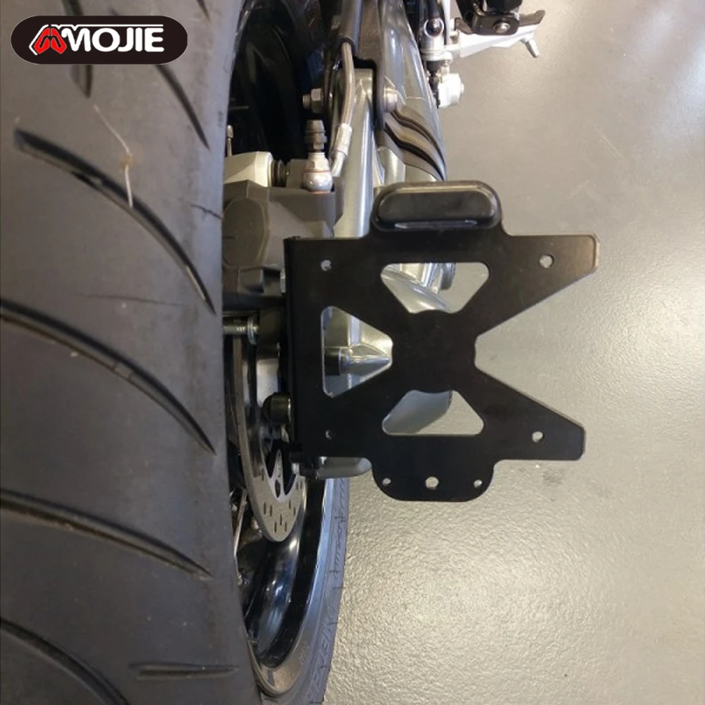 Motorcycle R Nine T Side Mounted License Plate Holder Bracket For BMW RNINET R9T 1200 SCRAMBLER 2014 - 2024 2023 2022 2021 2020 - Image 3