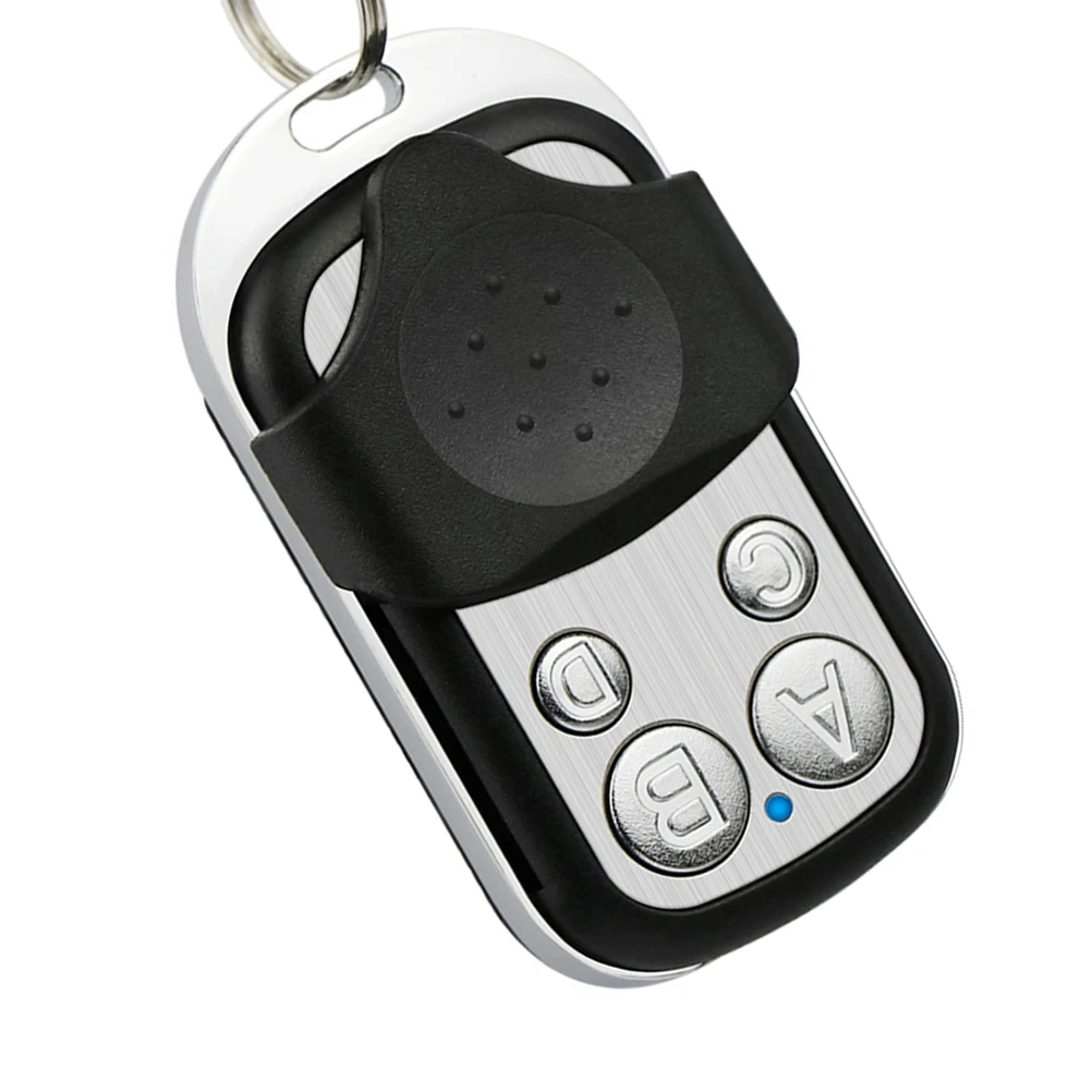 

Key 4 Buttons Black Silver Opener Remote Entry Transmitter Wireless Replacement Chips 2260 2262 PT2264 5326