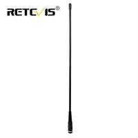 Retevis SMA-F RHD-771 Dual Band Gain Antenna Wide Band Flexible Antenna for H777 Kenwood 9030 Walkie Talkie Radios Accessories