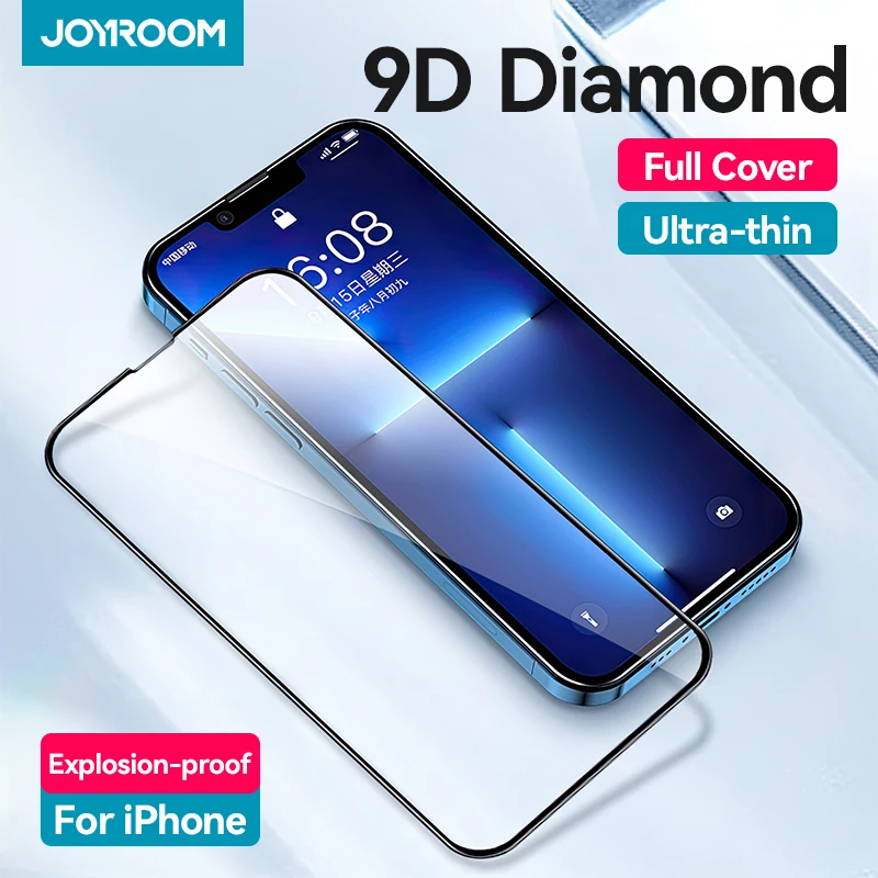 Joyroom 1/2/3pcs HD Glass for iPhone 16 15 14 13 12 Pro Max  Screen Protector Full Screen Tempered Glass Protection for iPhone