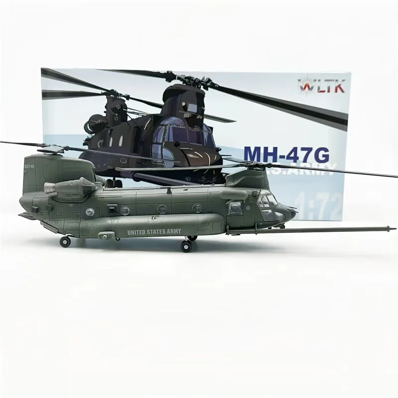 Diecast 1/72 Scale Plane American MH-47G Twin Rotor Heavy Helicopter Alloy Aircraft Models For Static Collection Or Military Gif