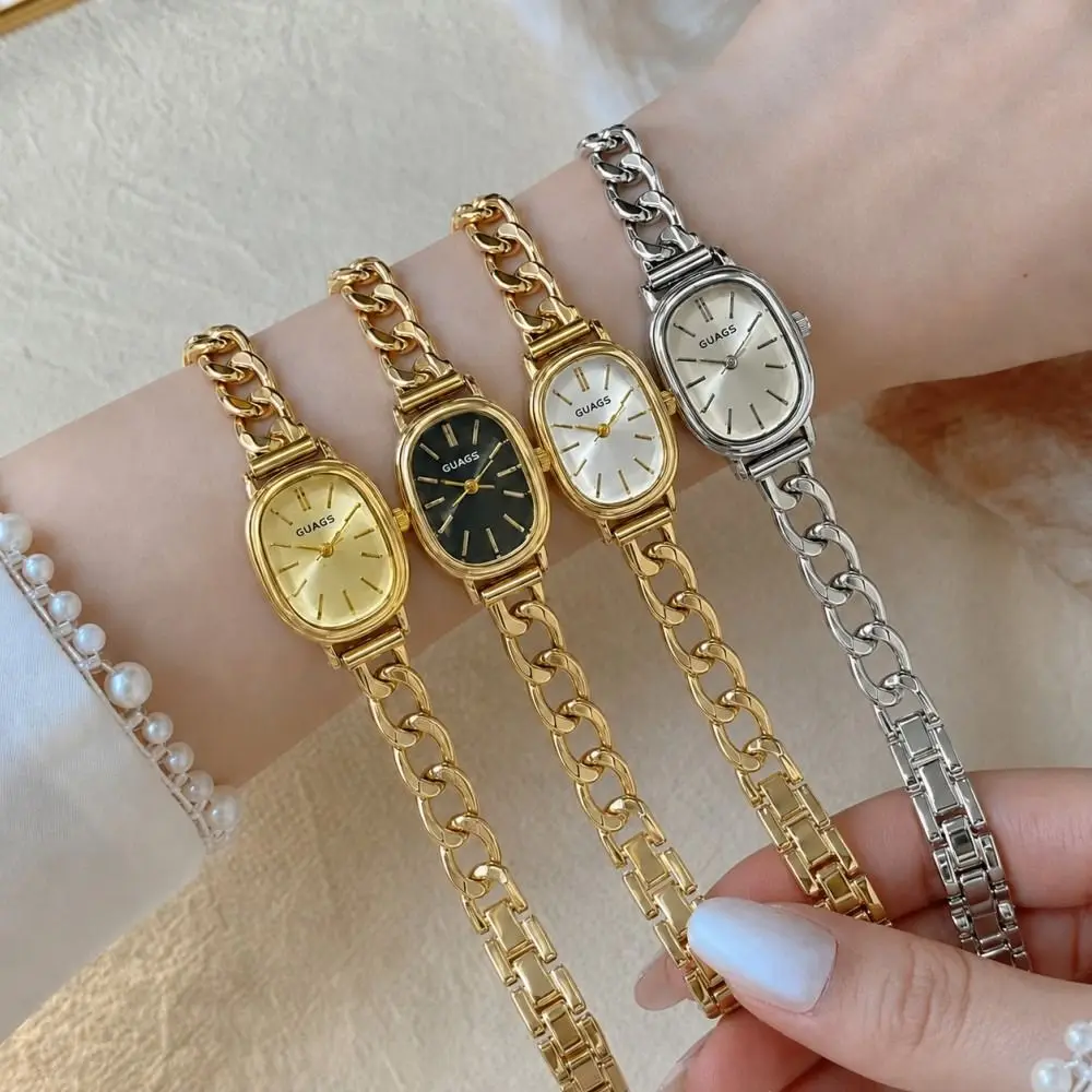 Rhinestone Quartz Watches Diamond Studded Watch Strap with Adjustable Bracelet Square Shaped Watch Wrist Decoration Gift