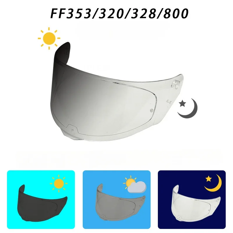 

Photochromic Shield Visor Lenses for LS2 FF320 Stream FF353 Rapid FF328 FF800 Motorcycle Helmet Replace Extra Lens