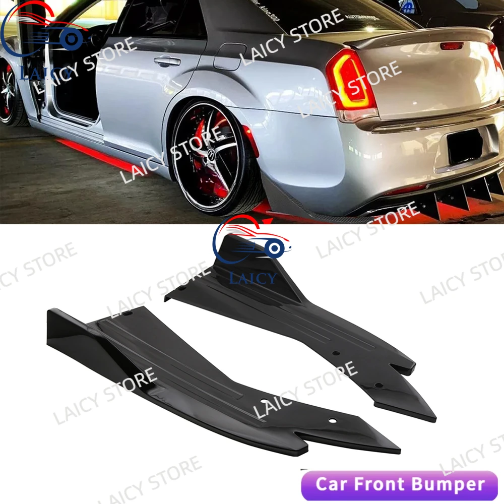 

LAICY Для Chrysler 300 300C 300S SRT: Задний бампер, спойлер, диффузор, обвес, боковые накладки-протекторы, черные