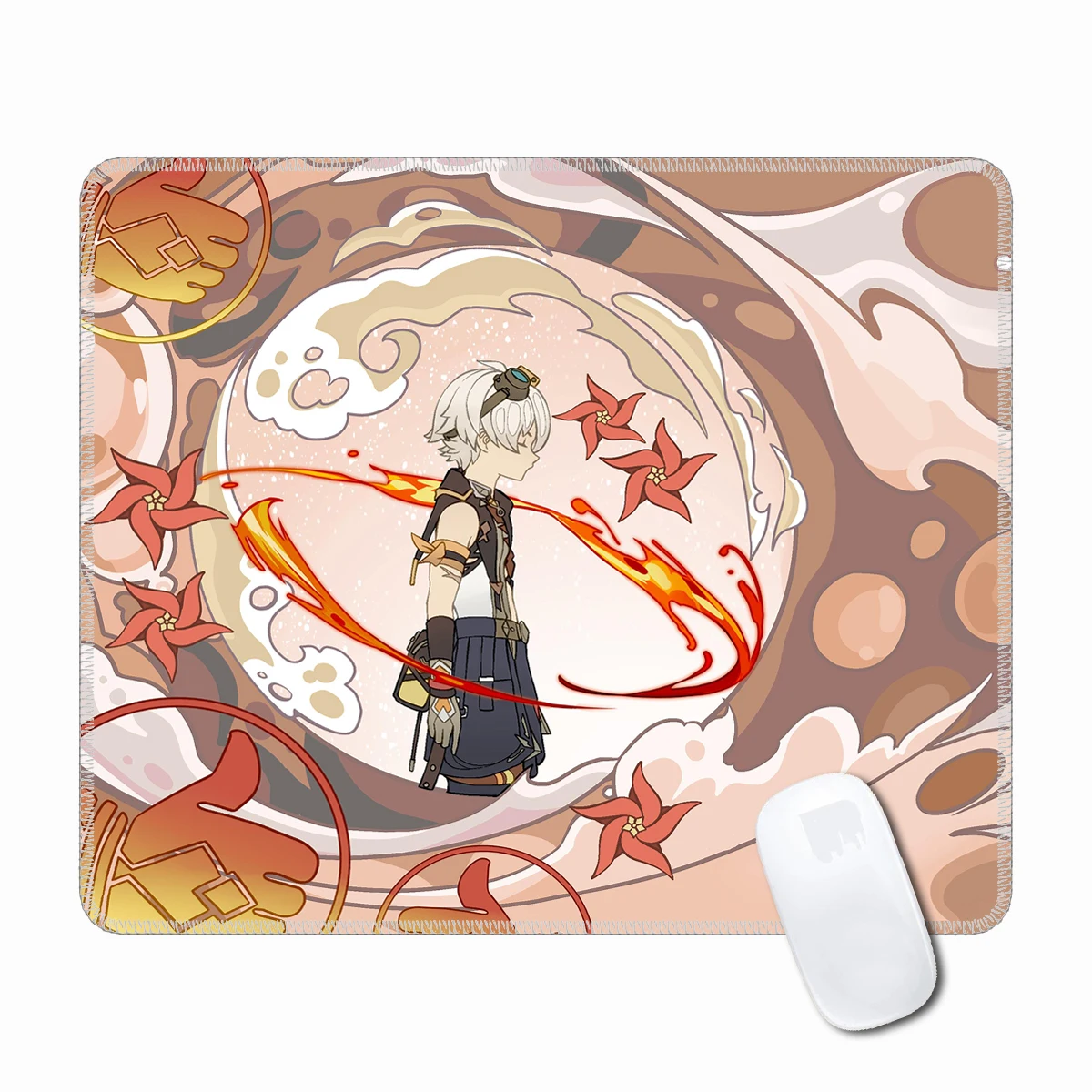 

Gamer Desk Mat Genshin Impact Mouse Pad Anime Small Bennett Gaming Computer Non-slip Pad Keyboard Cushion Rug Japanese Carpet PC