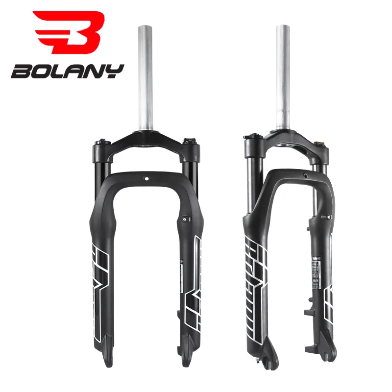 

BOLANY Snow Bike Fork 9x135mm 20/26inch 4.0 Fat Tire MTB Mechanical E-bike Fork 100mm Travel Supension Fork Bike Parts