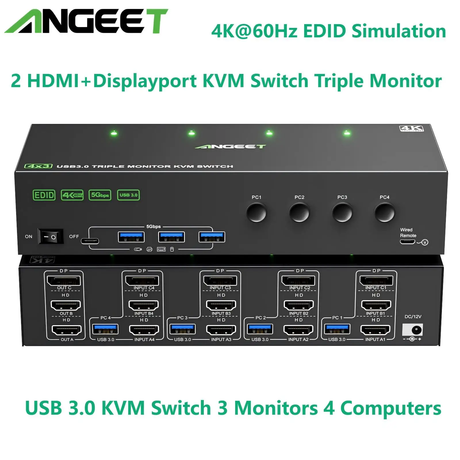 Kvm Switch Triple M… - image