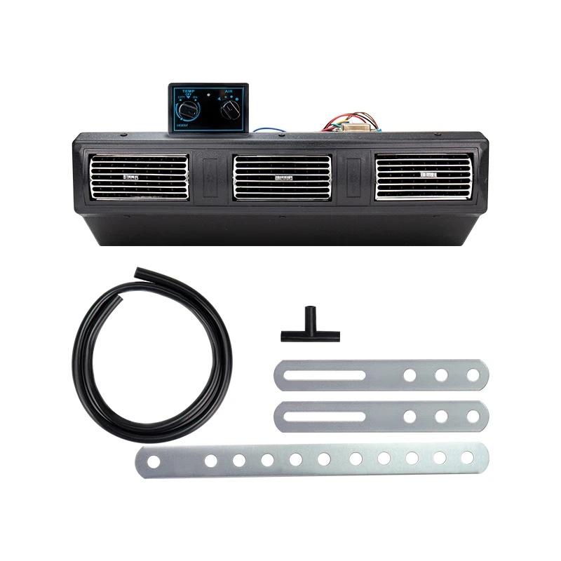 

Universal 12V/24V Automobile Air Conditioner Evaporator Assembly Cooling for Classic Car RV Truck Tractor Van Bus Camper Pickup