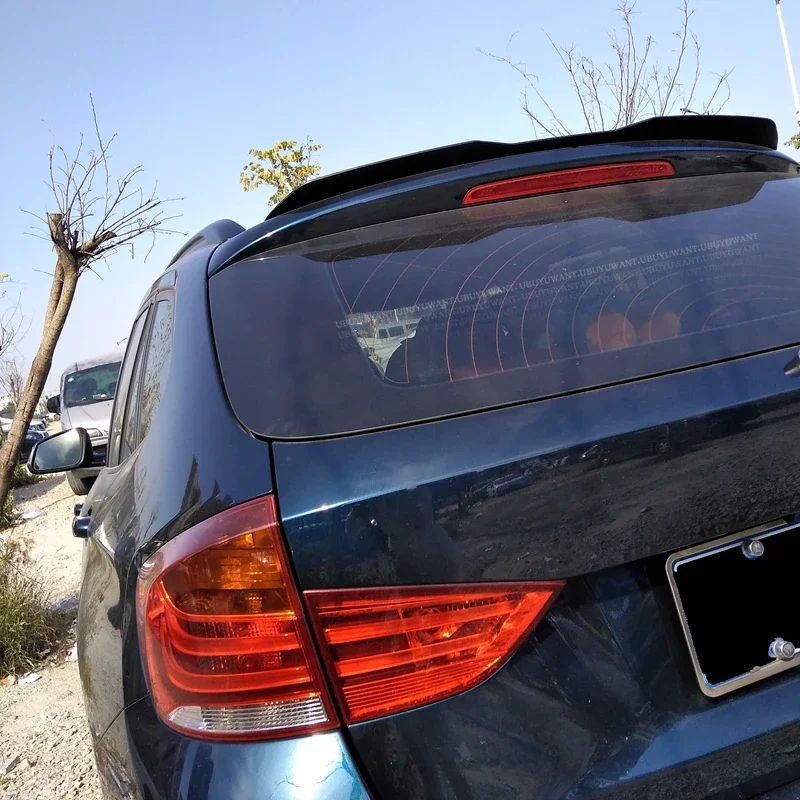 For BMW X1 E84 F48 2012-2020 Universal Car Tail Top Wind Spoilers Rear Trunk Roof Sport Wing