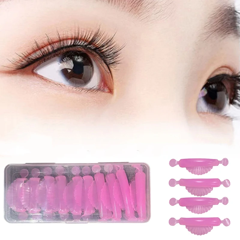 

10 Pairs Eyelash Perming Pad Lashes Rods Shield Lifting 3D Silicone Eyelash Curler Grafting Tool Eyelash Applicator Accessories