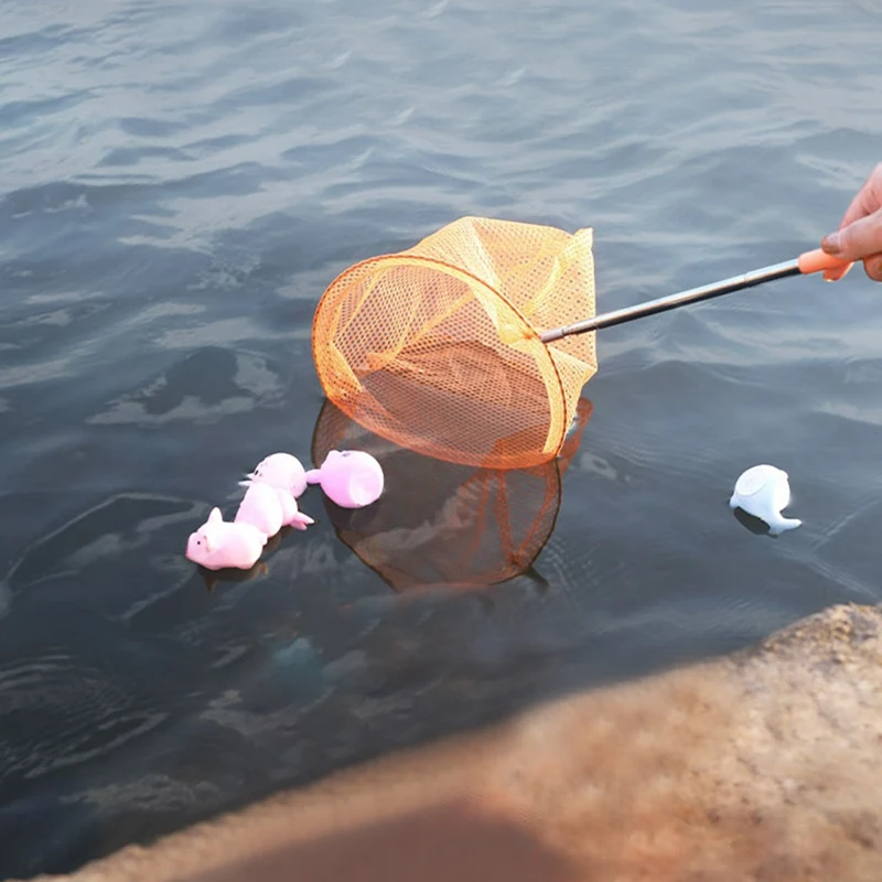 1Pc Retractable Fishing Net For Catching Insect Butterfly Dragonfly Outdoor Fishing Net Fun Game Toys Landing Net For Children