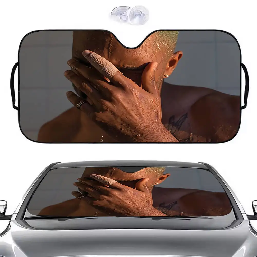 

Singer F-Frank O-Ocean Cool B-Blonde Car SunShade Parasol Car Windshield Sun Shade UV Protection and Interior Cooler