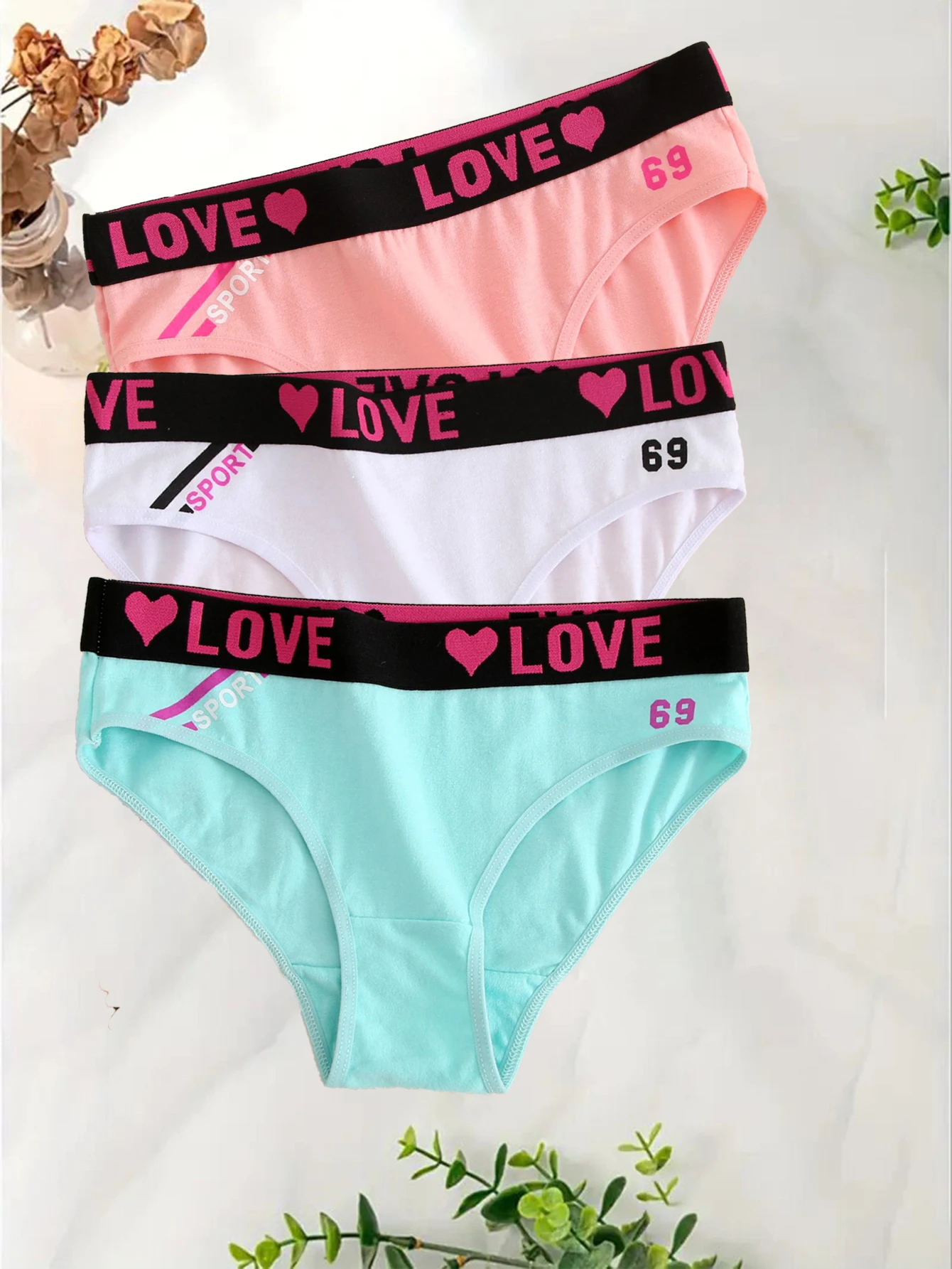 6 pièces/ensemble culottes femmes Sexy sous-vêtements respirants Lingerie confortable coton rayé slips mode confortable caleçon vente