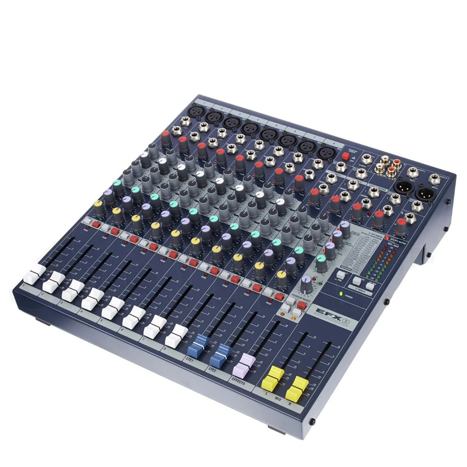EFX8 المهنية 8 قناة جهاز مزج الصوت Soundcraft EFX8/EFX12/EFX16 Soundcraft EFX8/2 32 بت DSP المعالج خلاط للمرحلة