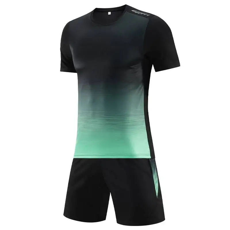 Running Sports Suits Fashion Training Badminton O Neck 3D Print Shirts Shorts Tennis Sets Casual Football Jerseys Tracksuit