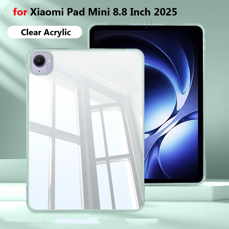 

Case for Xiaomi Pad Mini 8.8" 2025 for Xiaomi Redmi K Pad 8.8 Inch 2025 Transaprent Clear Acrylic Shockproof Tablet Casing Cover