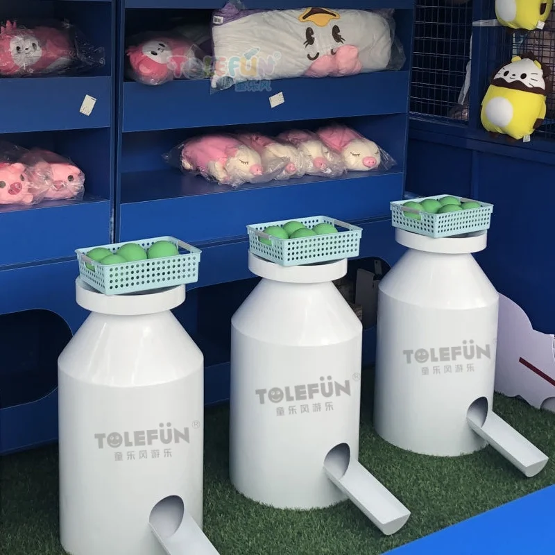 Tolefun Classic Traditional Fun Fair Carnival Games Set Sandbag Milk Jug/Can Softball Toss for Adventure Parks