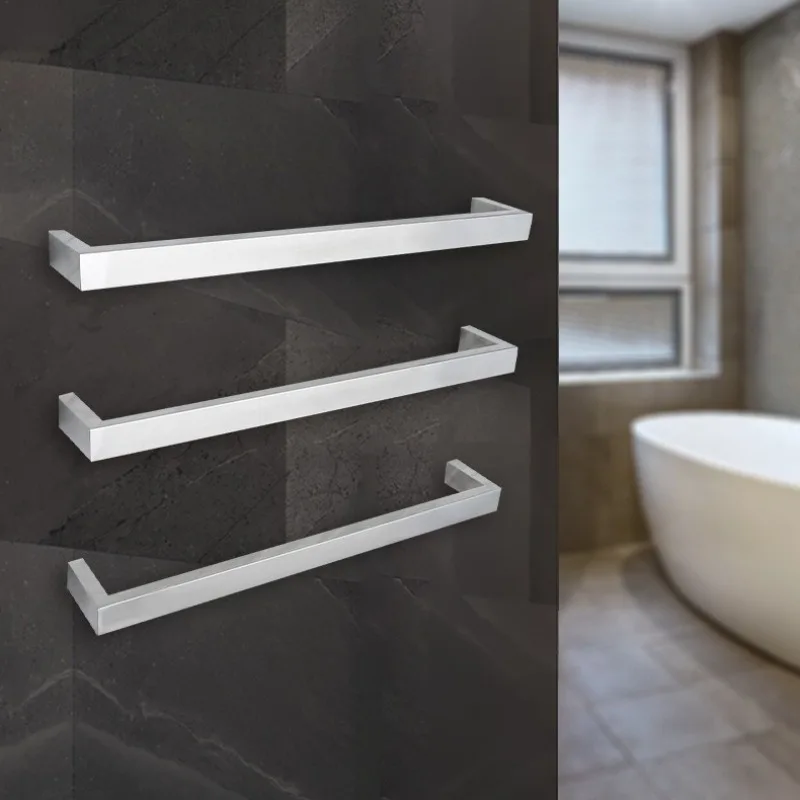 Hidden Installation Towel Warmer Stainless Steel Durable Home Electric Heating Towel Rack Quick Heated Bathroom Accessories