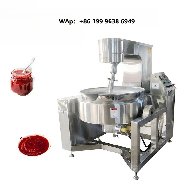 Industrial Chili Sauce Making Machine Biryani Cooking Machine Mixer