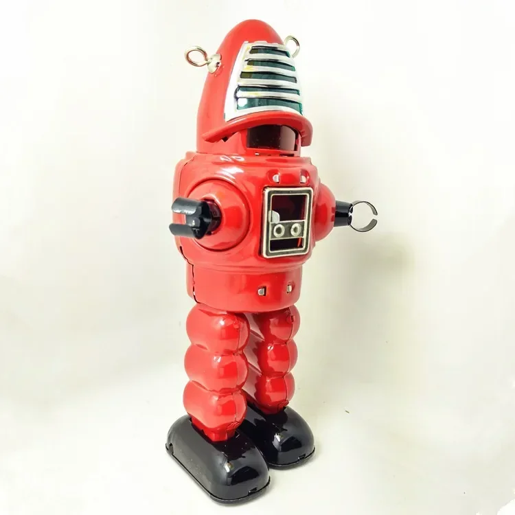 [Lustig] Erwachsene Sammlung Retro Wind up Spielzeug Metall Zinn Raum mechanische Planet Kugel Roboter Uhrwerk Spielzeug Figuren Modell Kinder Geschenk