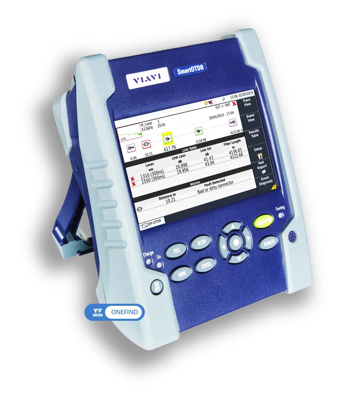 Used SmartOtdr  MTS-2000 OTDR JDSU with E4126LA Module 1310/1550 nm 35/33dB OTDR