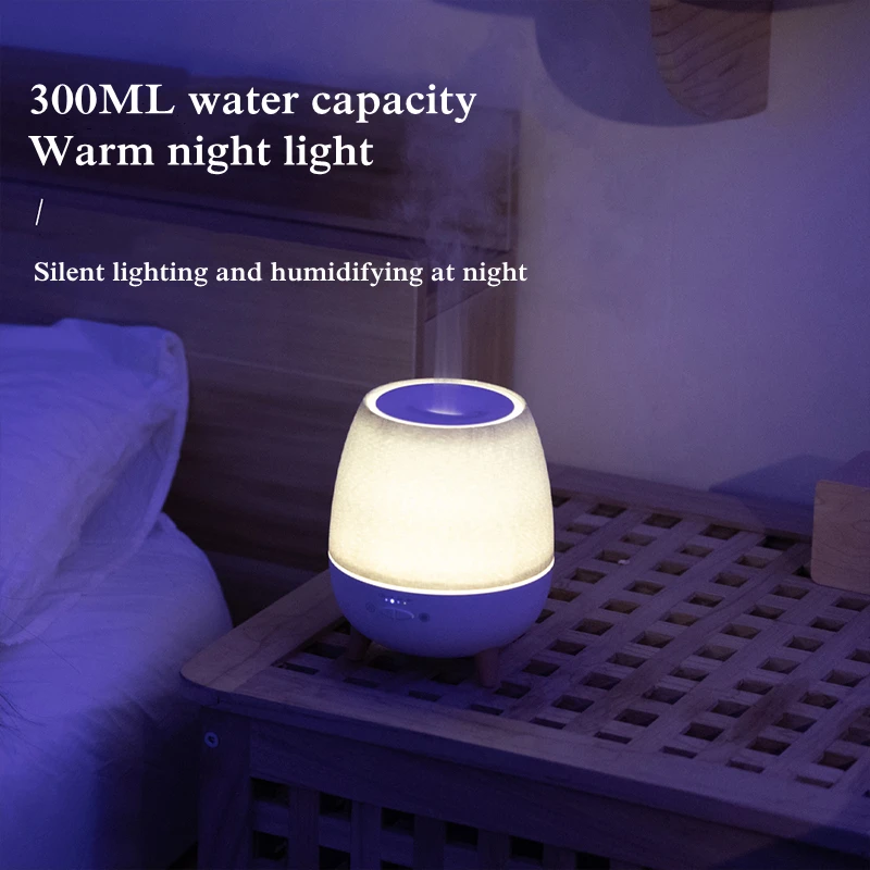 DC 24V Home Appliances Remote Control Essential Oil Aroma Diffuser with Warm LED Night Lamp For Room Aromatherapy Air Humidifier