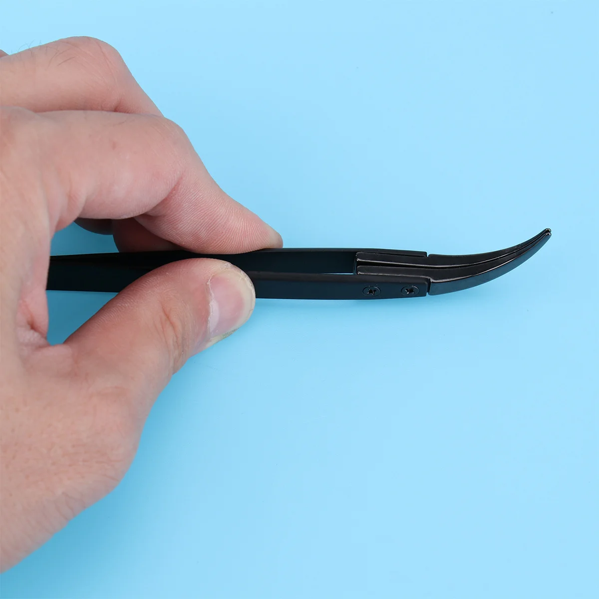 

Ceramic Tweezers Precision Angled Nonconductive Antistatic Heatresistant 3000f Curved Black Industrial Tweezers