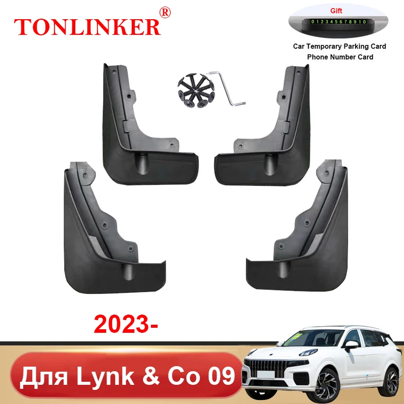 

Брызговики TONLINKER для Lynk Co 09 2023, брызговики для внедорожников, Автомобильные Брызговики, брызговики, Аксессуары для автомобилей