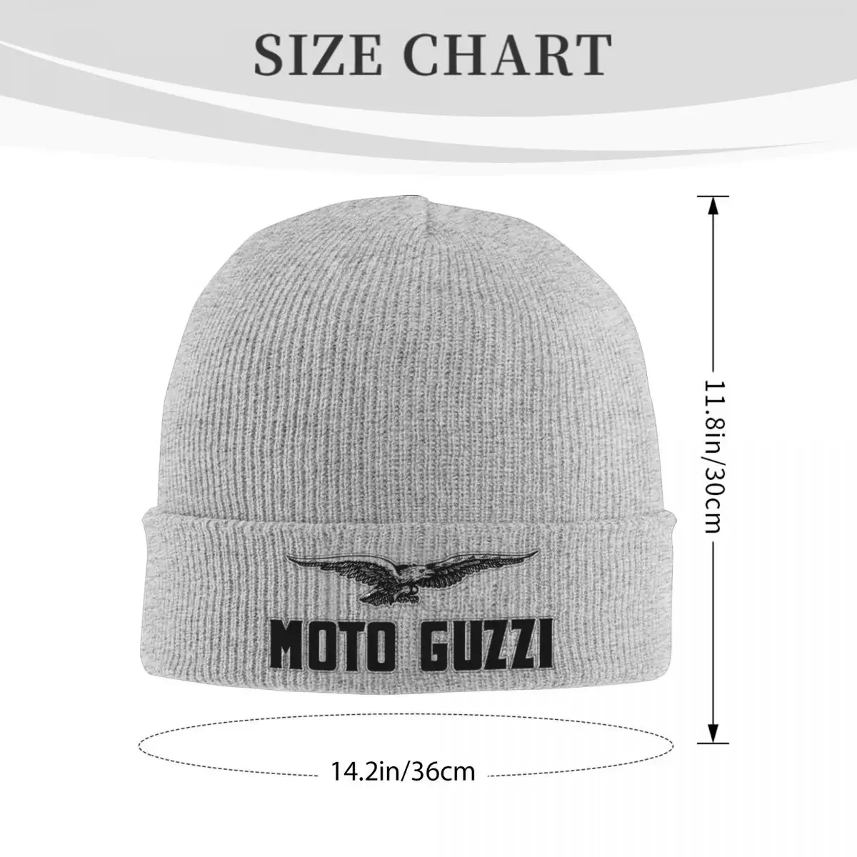 Moto Guzzi Motorcycle Racing Knitted Caps Women's Men's Beanie Winter Hat Motorcross Warm Caps