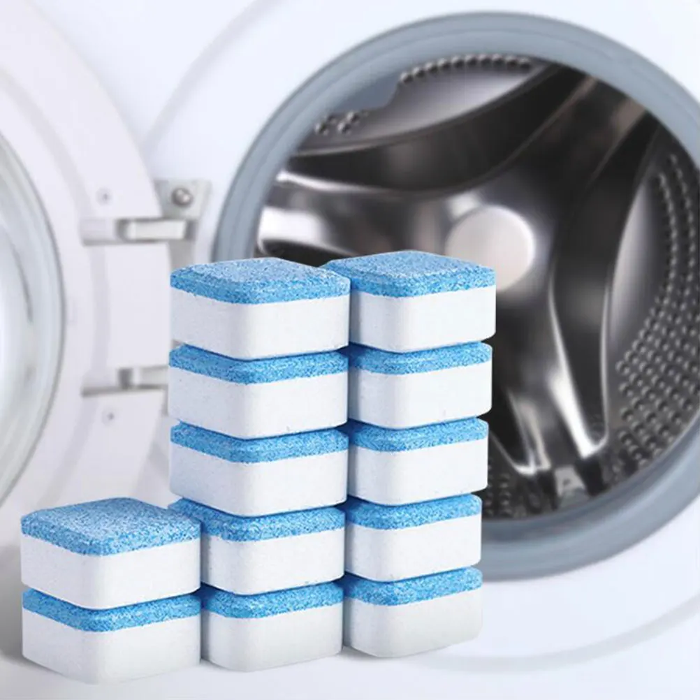 12 PCS Household Cleaning Accessories Washing Machine Cleaning Tablets Effervescent Cleaning Tablets For Washer Laundry Supplies