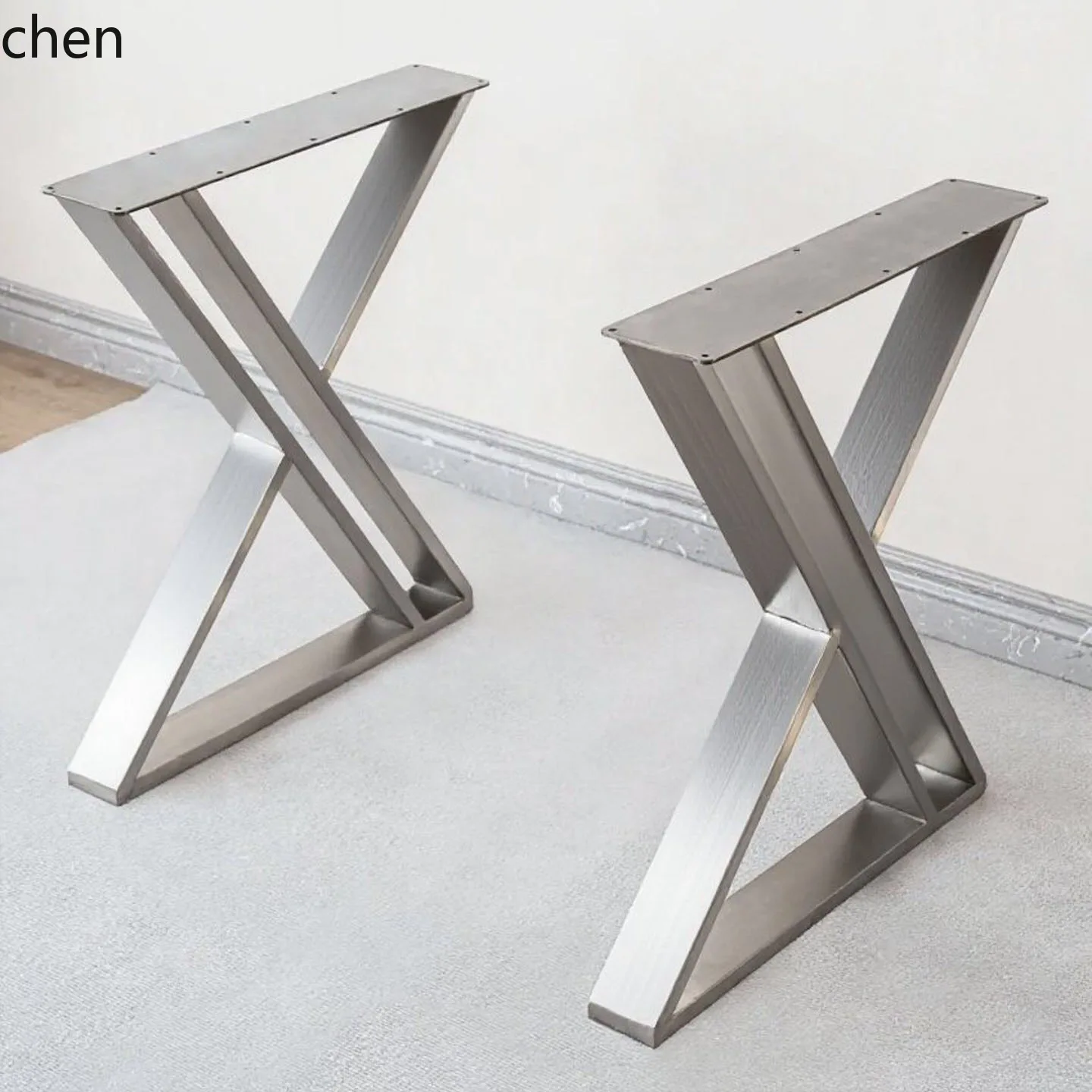 CZ Island Table Legs Stainless Steel Table Frame Bar Table Legs Support