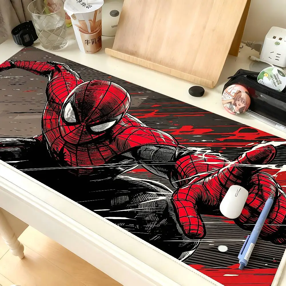 S-Spiders-Mans Mouse Pad Computer Mat Deskpad Laptop Keyboard Mat Office Large Landscape Mousepad