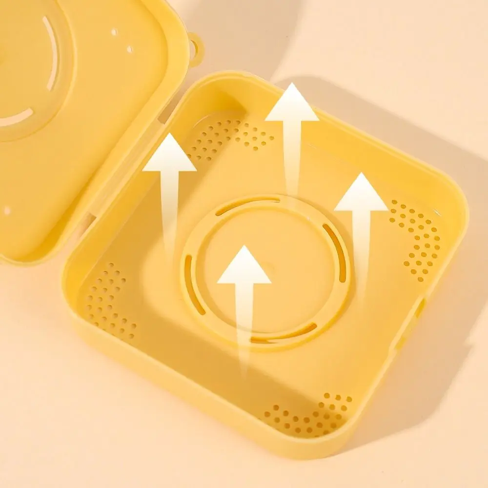 Draagbare Lege Doos Poeder Puff Opbergdoos Waterdichte Stofdichte Grote Poederdons Doos Verpakking Cosmetische Tool Opbergdoos