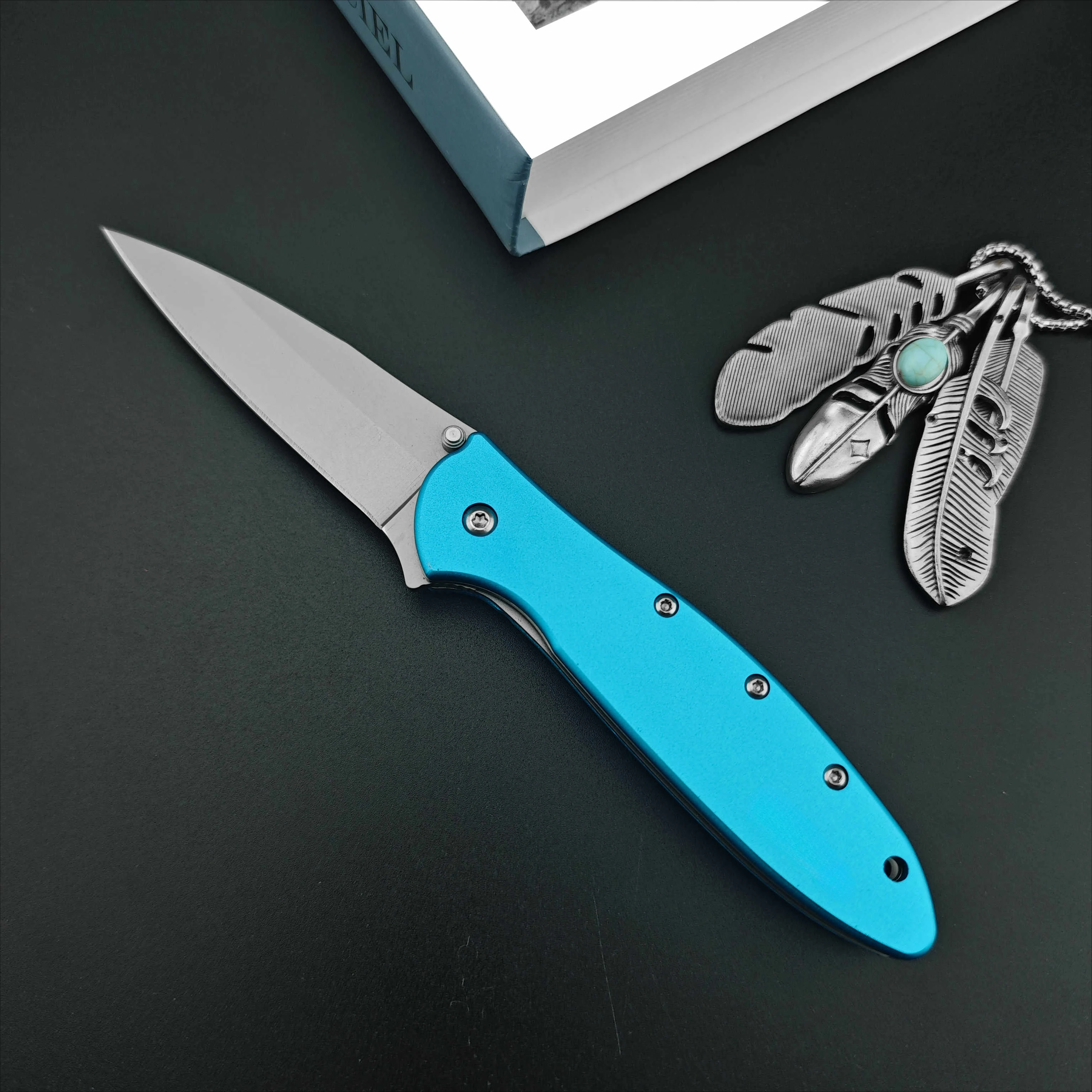 Ks1660 Ken Onion folding knife Outdoor tactical hunting knife Camping portable fishing essential EDC pocket knife men's gift