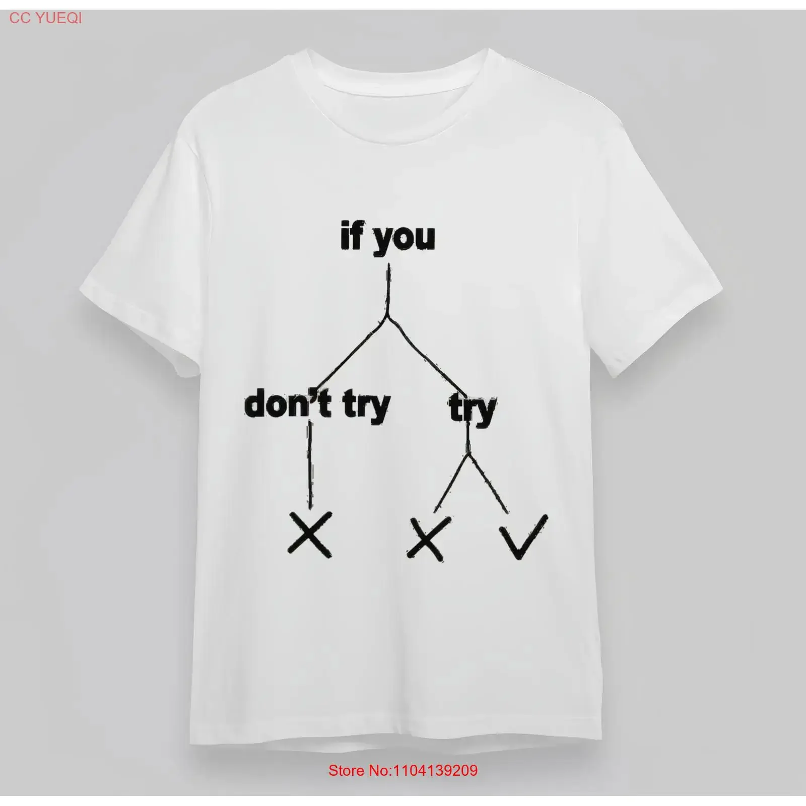 Women's T shirt With Decision Tree White 100 Cotton Tops Summer vintage Washed designer clothes Top For Everyday Wear