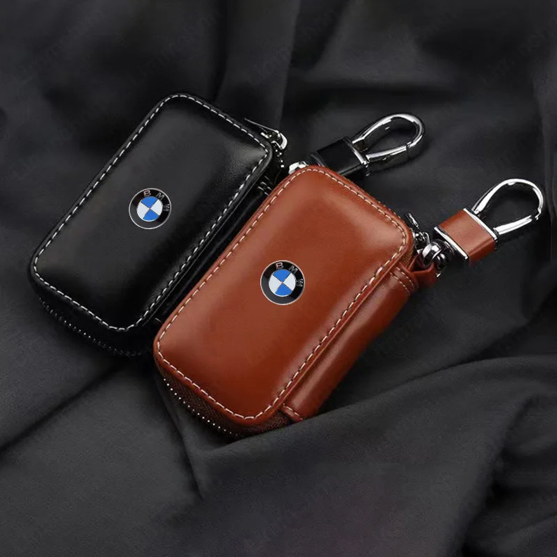 Car Key Storage Bag Key Wallet Protector For BMW M Sport 1 3 5 7 Series X1 E90 E36 E60 X3 F22 F21 E46 E39 E30 F20 E87 E92 X5 E34