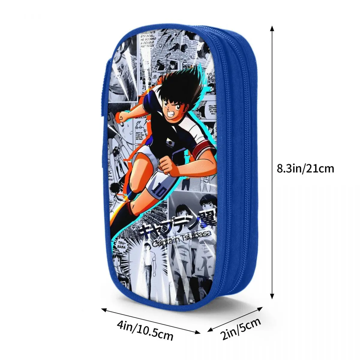 Cute Anime Captain Tsubasa Pencil Case Pencil Box Pen Box for Girl Boy Large Storage Bags School Supplies Gifts Stationery