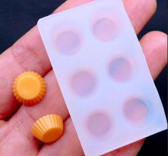 Biscuit Silicone Mold Food Play Clay Epoxy Crystal Epoxy Uv Epoxy Silicone Mold Kitchen AAcceories Mini Baking DIY Silica Gel