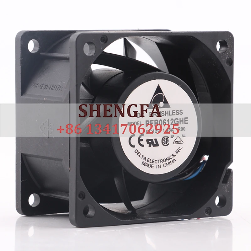 NEW Original Delta 24V 48V DC12V 1.28A EC AC 60X60X38MM 6CM 6038 large air volume ball PFB0612GHE-T500 cooling fan