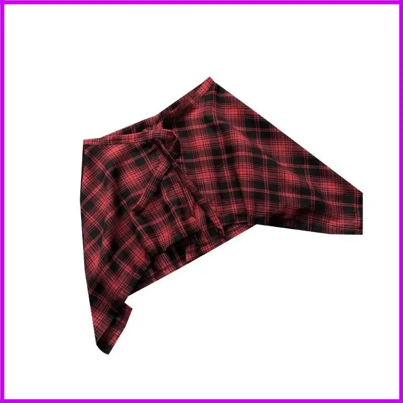 Simple Pieces Skirt With Stylish Tie Hip Scarf Overskirt Shirt Extender