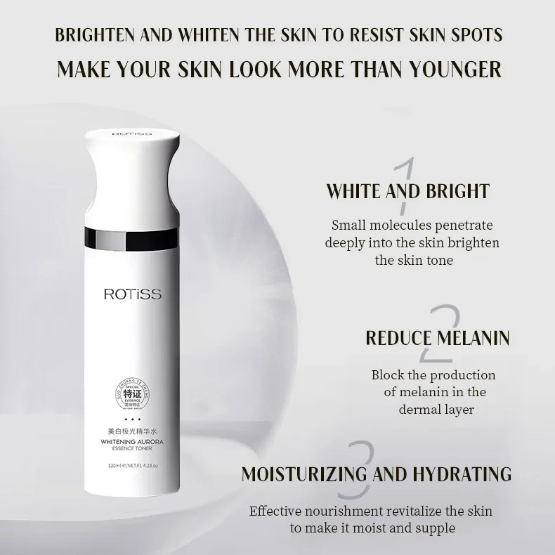 Skincare-ROTiSS - Whitening Aurora Essence Toner,Whitening and Spot Removal, Gentle Hydration , Fade Facial Spots,Radiant,Cares