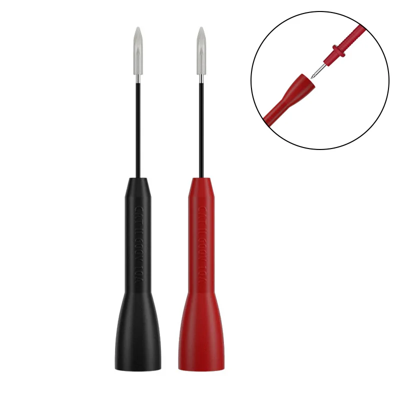 2PCS Universal Multimeter Test Probes Tips Measuring Device Pins Portable Tester Detachable Accessories