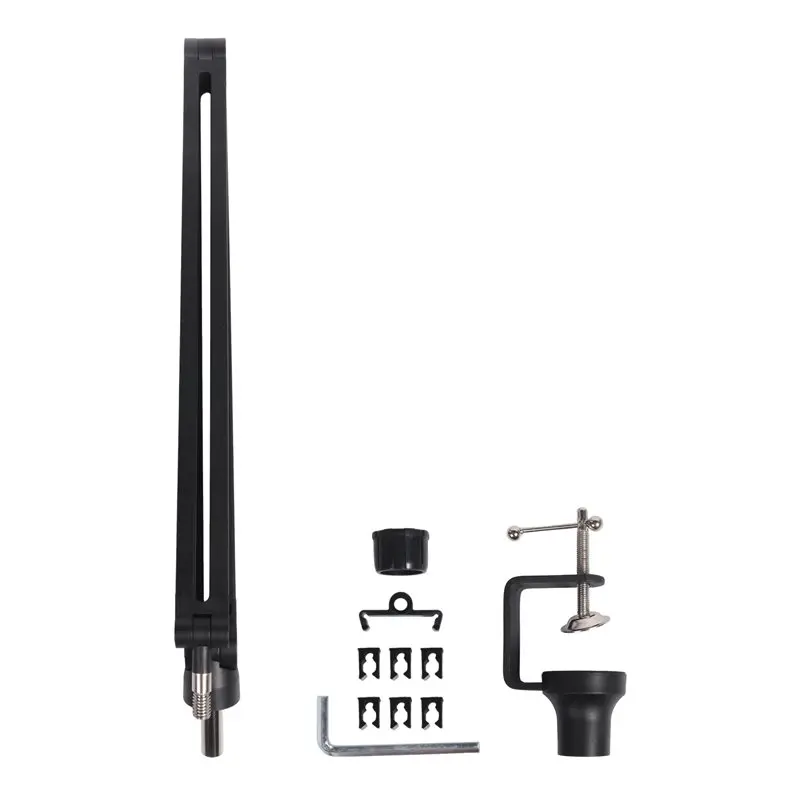 Universal Adjustable Boom Stands Metal Suspension Scissor Microphone Stand For Gaming Studio Radio Media