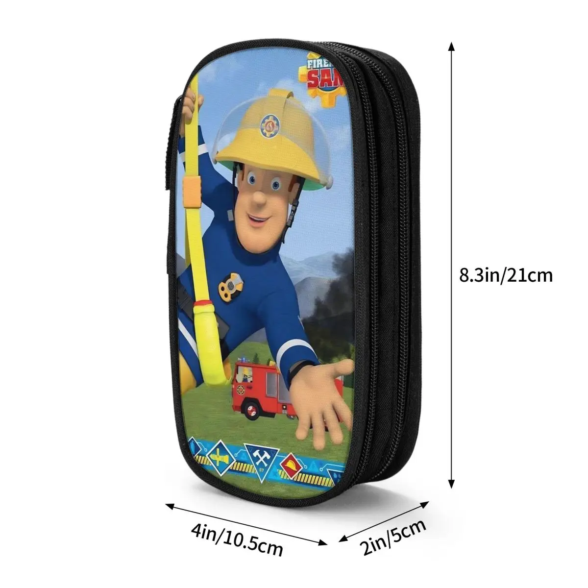 مقلمة Fun Fireman Sam للأطفال من Movies Hero Pencil Pouch Pen for Girl Boy ذات سعة كبيرة حقائب أقلام رصاص مكتبية هدية قرطاسية #6